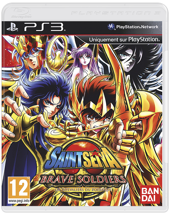 Saint Seiya Brave Soldiers box art for Playstation 3